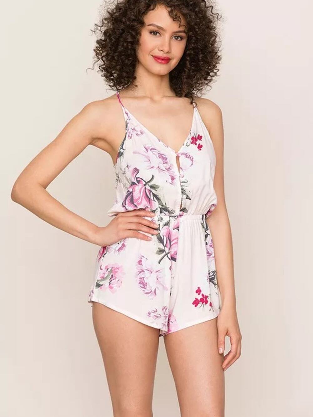 Yumi Kim Sugar and Spice Romper in the "Swoon Light Cameo" Size XS NWT